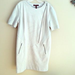 BCBG MAXAZRIA Heather Faux Suede Dress